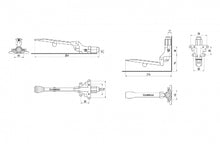 Cargar imagen en el visor de la galería, PRESTO GRIFO PEDAL 2 AGUAS 570 (NO TEMPORIZADO)