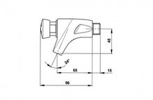 Cargar imagen en el visor de la galería, PRESTO GRIFO TEMPORIZADO MURAL A/F