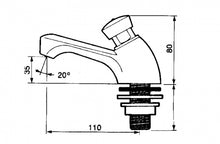 Cargar imagen en el visor de la galería, PRESTO GRIFO TEMPORIZADO LAVABO A/F