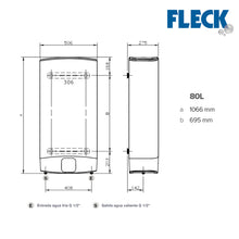 Cargar imagen en el visor de la galería, ARISTON Termo FLECK DUO-5 80