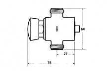 Cargar imagen en el visor de la galería, PRESTO GRIFO TEMPORIZADO URINARIO MURAL 112 TC