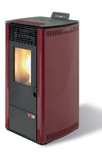 Cargar imagen en el visor de la galería, Estufa a Pellet Modelo burn12 burdeos