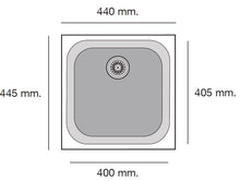 Cargar imagen en el visor de la galería, POALGI GANDÍA FREGADERO SERIE 40