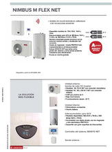 Charger l'image dans la galerie, BOMBA DE CALOR AEROTÉRMICA ARISTON MODELO NIMBUS FLEX M NET