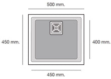 Cargar imagen en el visor de la galería, POALGI ZIE FREGADERO ANCHO 45