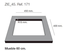 Cargar imagen en el visor de la galería, POALGI ZIE FREGADERO ANCHO 45