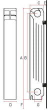 Cargar imagen en el visor de la galería, RADIADOR de Aluminio Inyectado Alltherm Abierto (500 mm entre ejes)
