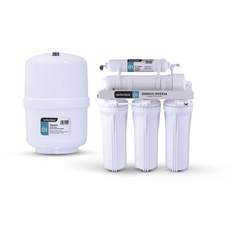 Osmosis Inversa 5 Etapas Puremax sin bomba Waterfilter